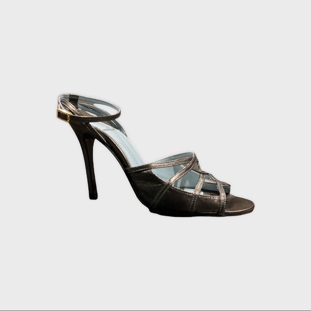 Metallic brown heels size 71/2